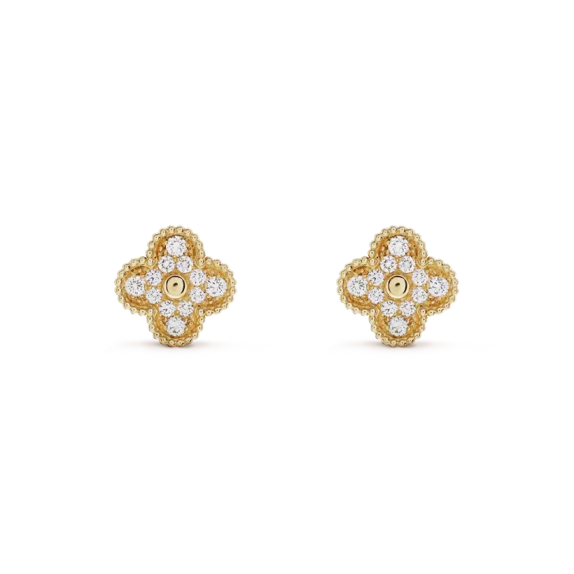 3-Piece Alhambra Yellow Gold & Diamond