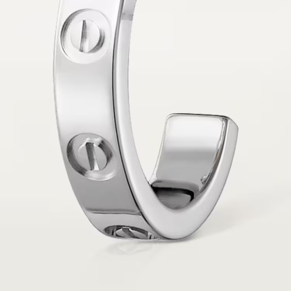 LOVE BRACELET, CLASSIC MODEL & LOVE HOOP EARRINGS, SMALL MODEL