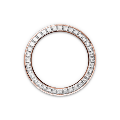 Cosmograph Daytona  Oyster, 40 mm, Everose gold and diamonds  Reference 126595TBR