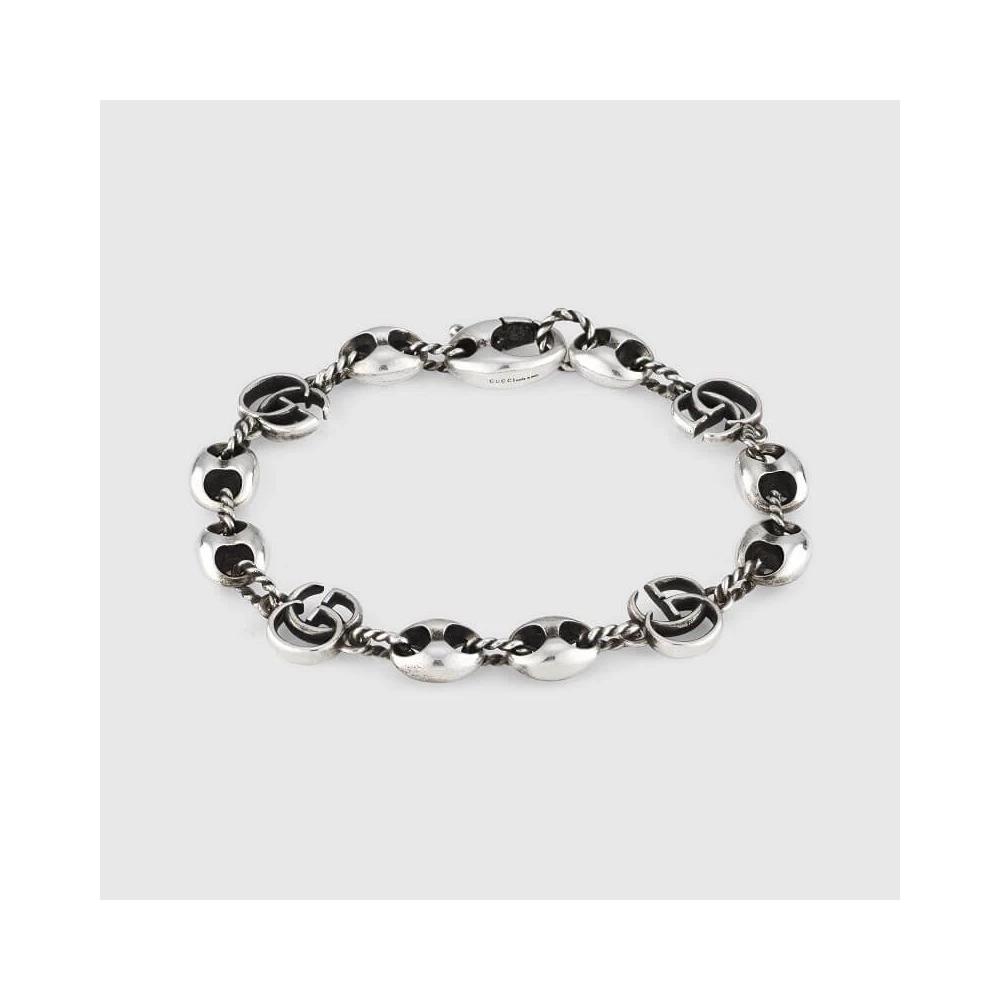 unisex chain and double G bracelet