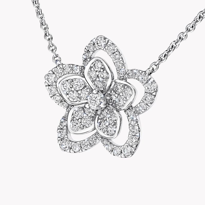 Wild Flower Diamond Pendant