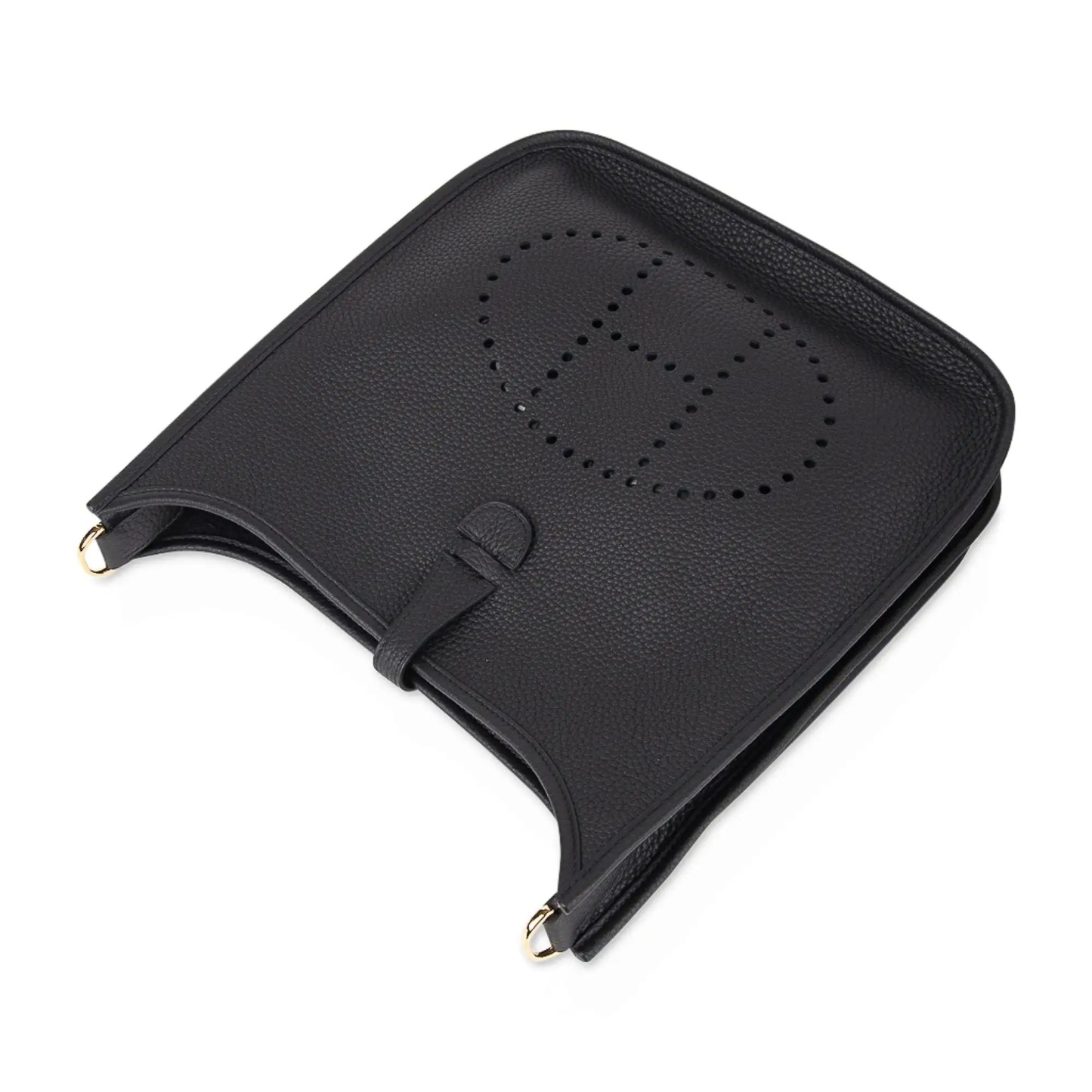 Herthtmes Bag Evelyne PM Black Clemence Gold Hardware