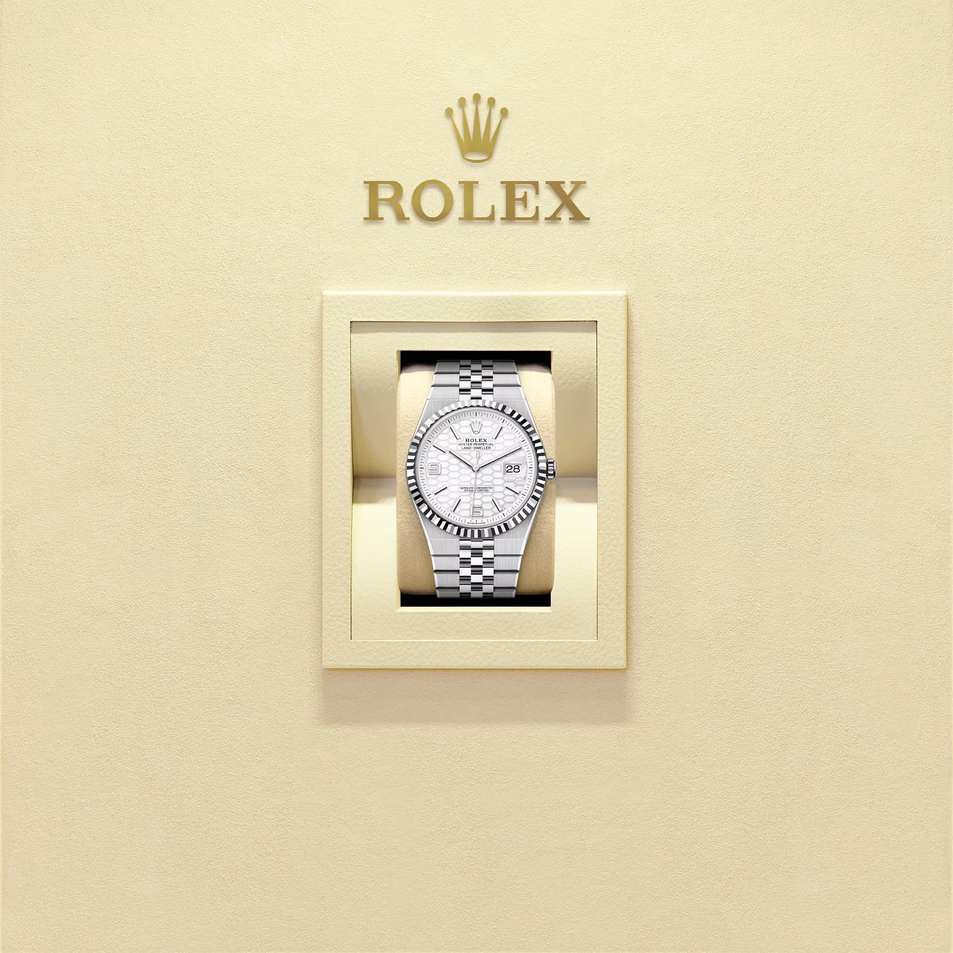 Land-Dweller 40 Oyster, 40 mm, Oystersteel and white gold Reference m127334-0001