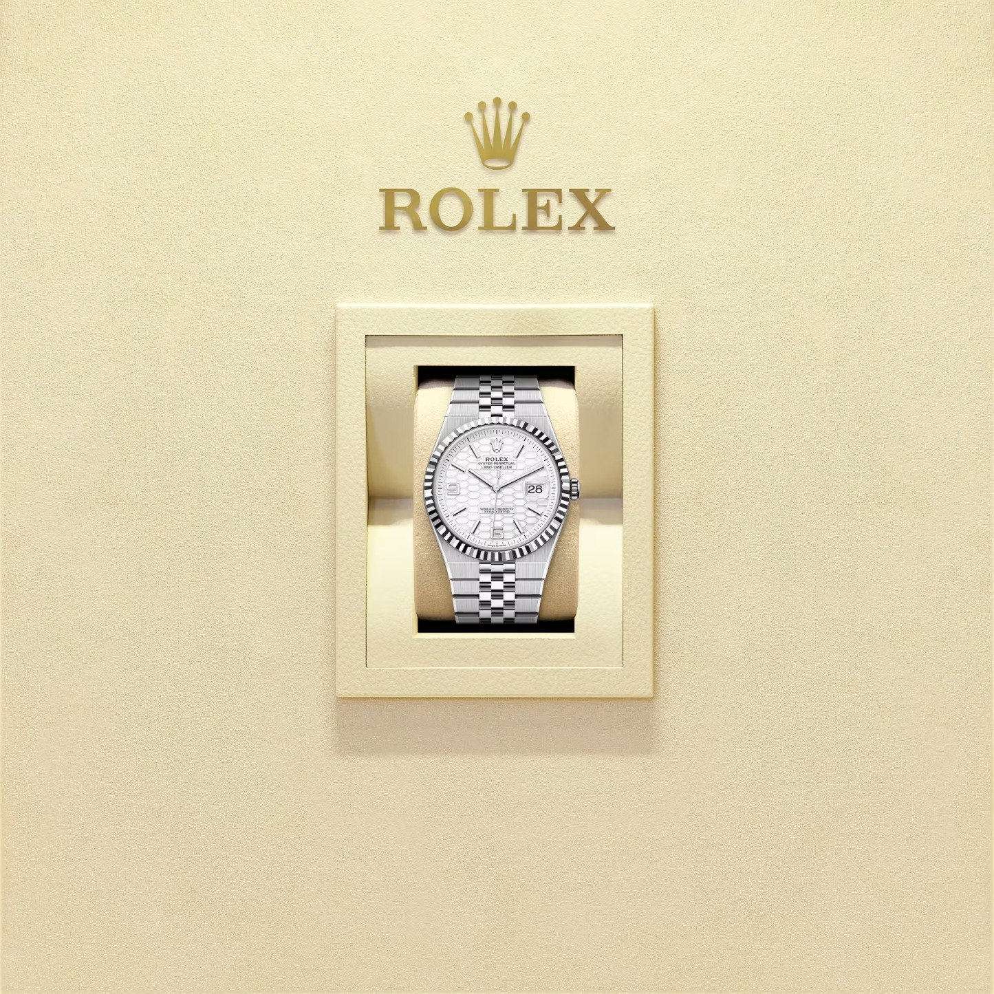 Land-Dweller 40 Oyster, 40 mm, Oystersteel and white gold Reference m127334-0001