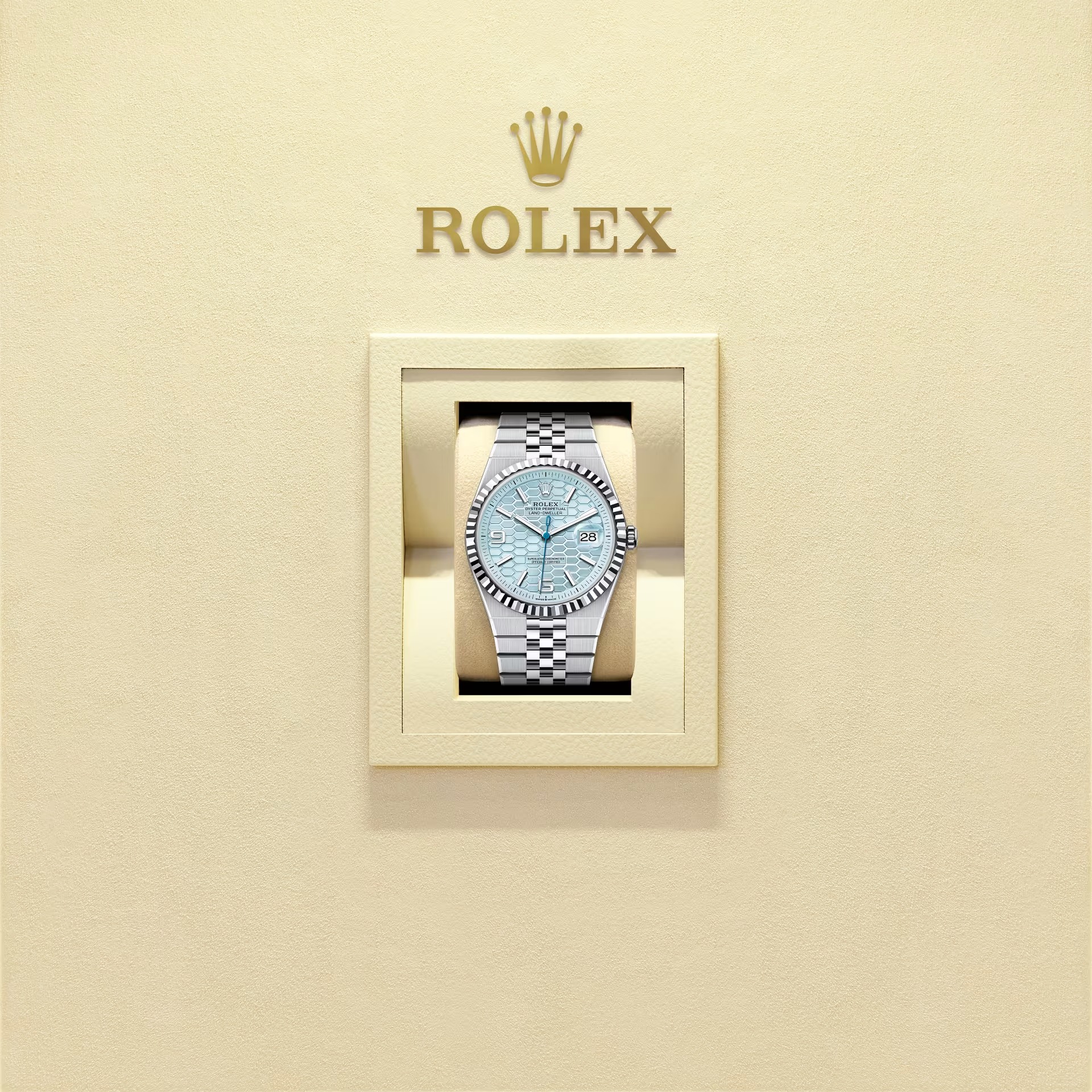 Land-Dweller 40  Oyster, 40 mm, platinum Reference m127336-0001