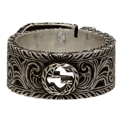 Interlock Garden Ring Silver