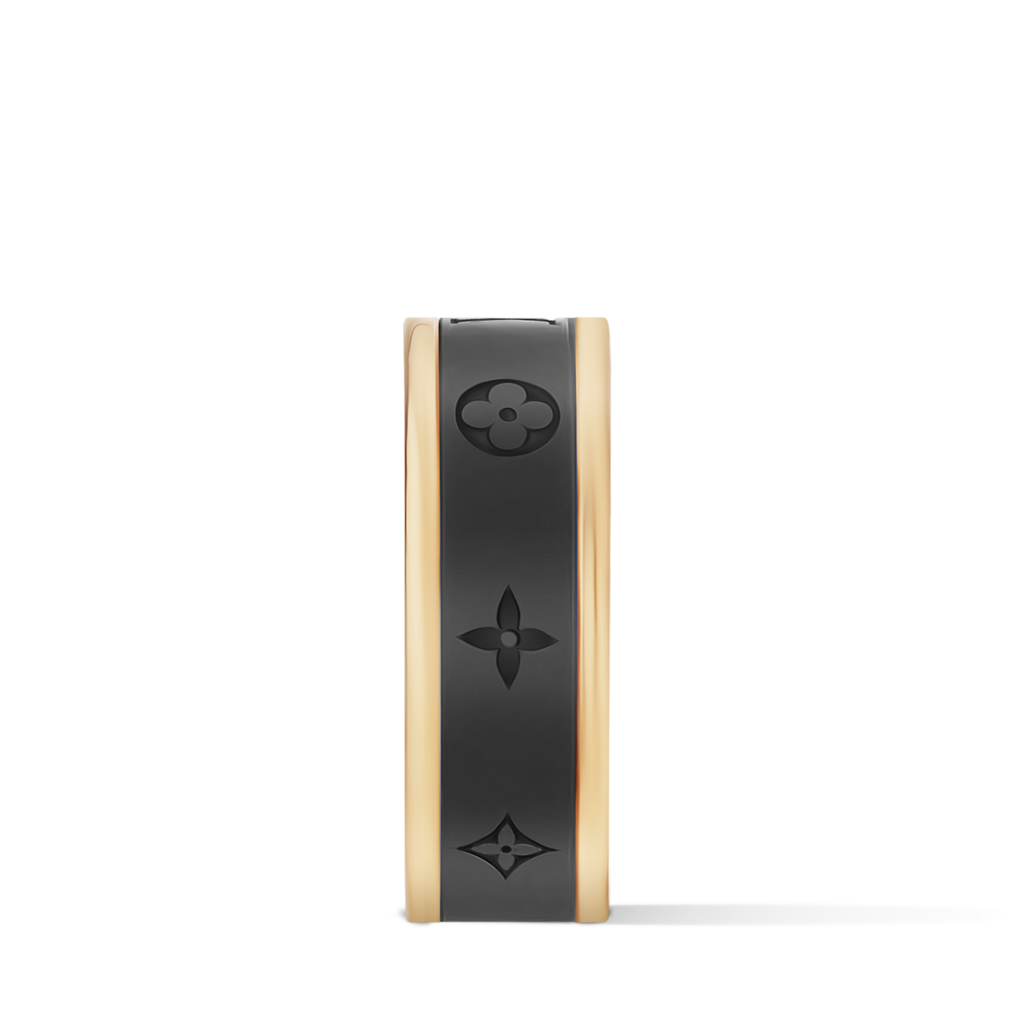 Les Gastons Vuithttton Small Ring, Yellow Gold and Titanium