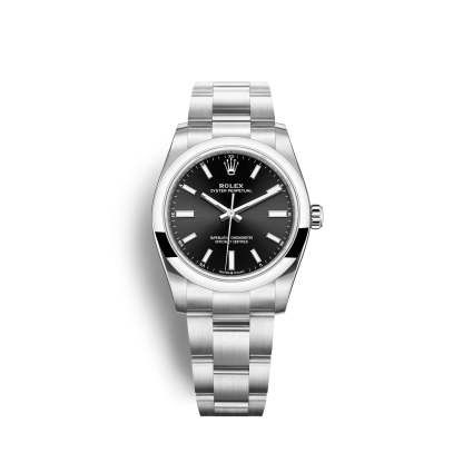 Oyster Perpetual No Date, Stainless Steel, 34mm, Ref# 124200-0002