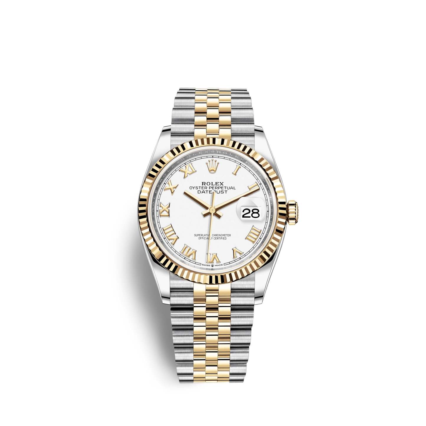 Datejust 36, 18k Yellow Gold and Stainless Steel, 36mm, Ref# 126233-0029
