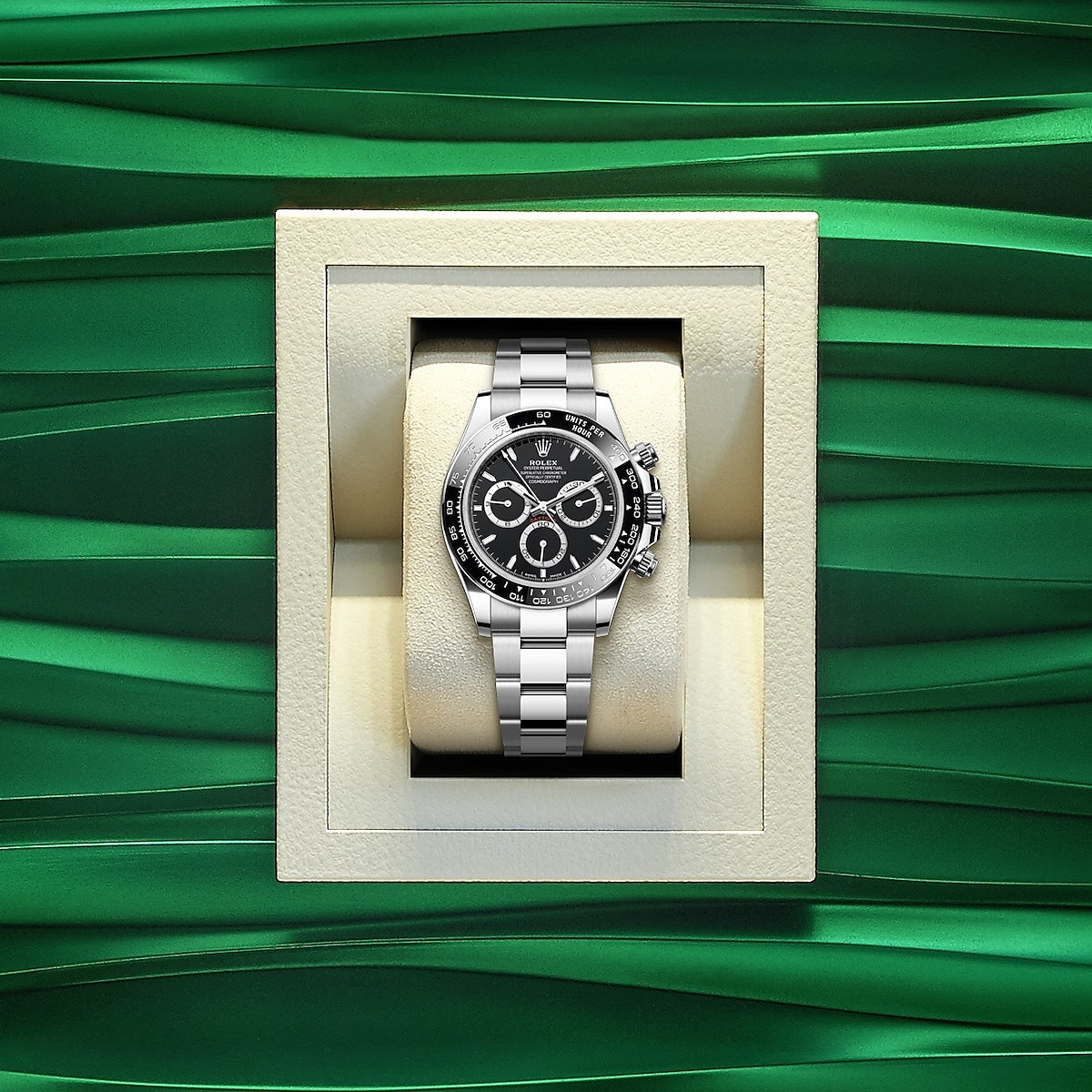 Cosmograph Daytona 40mm, Oystersteel, Ref# 126500ln-0002