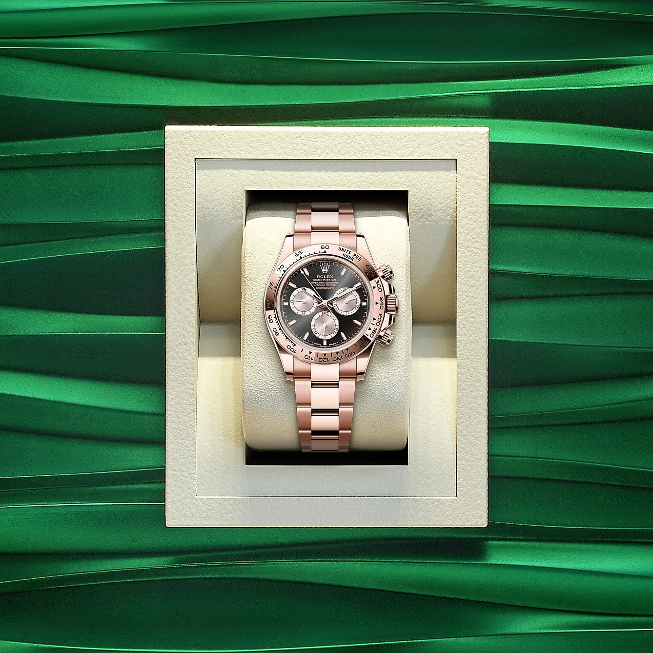 Cosmograph Daytona 40mm, 18k Everose Gold, Ref# 126505-0001