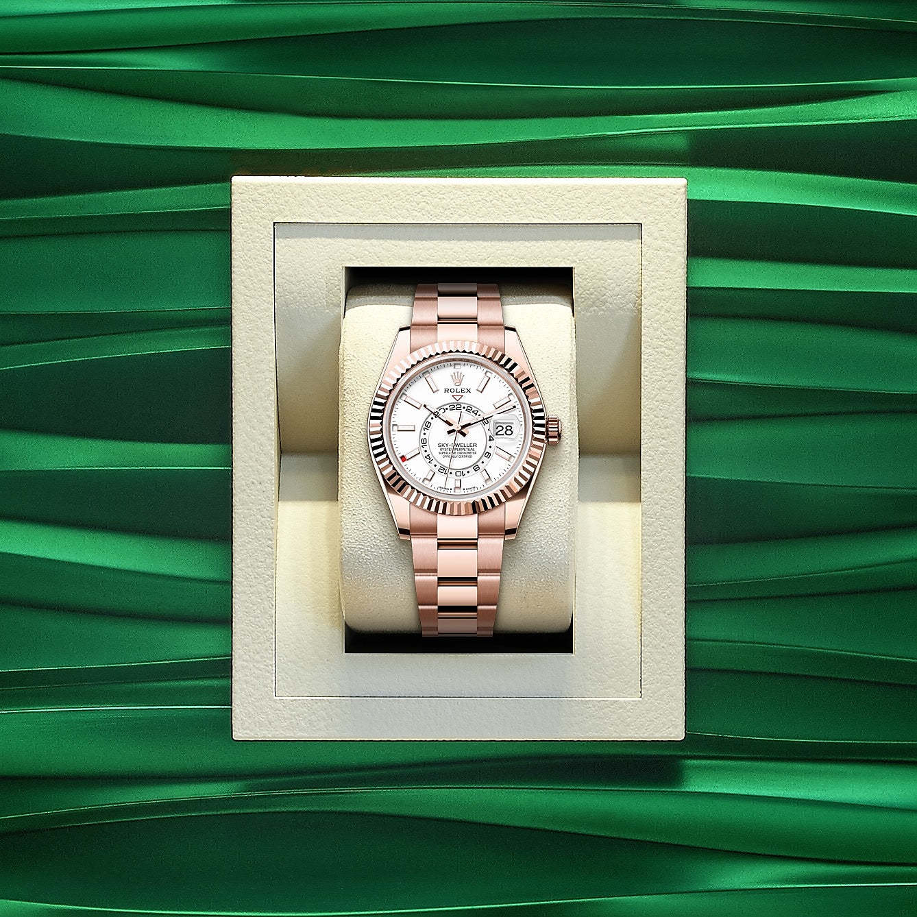 Sky-Dweller, 42mm, 18k Everose Gold, Ref# 336935-0003