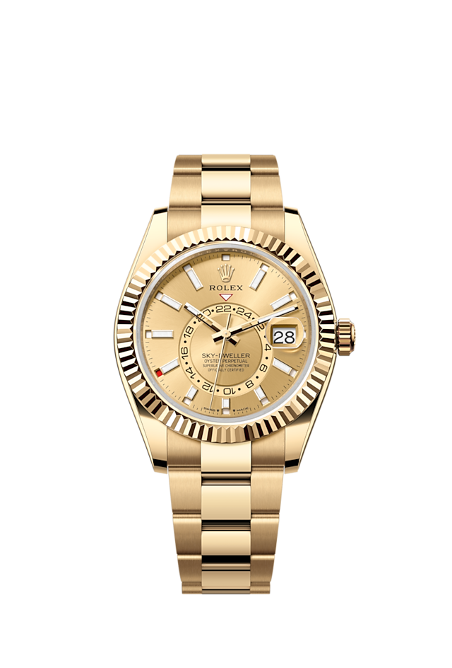Sky-Dweller, 42mm, 18k Yellow Gold, Ref# 336938-0001