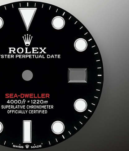 Sea-Dweller 43, Oystersteel, Red Letters, Ref# 126600-0002