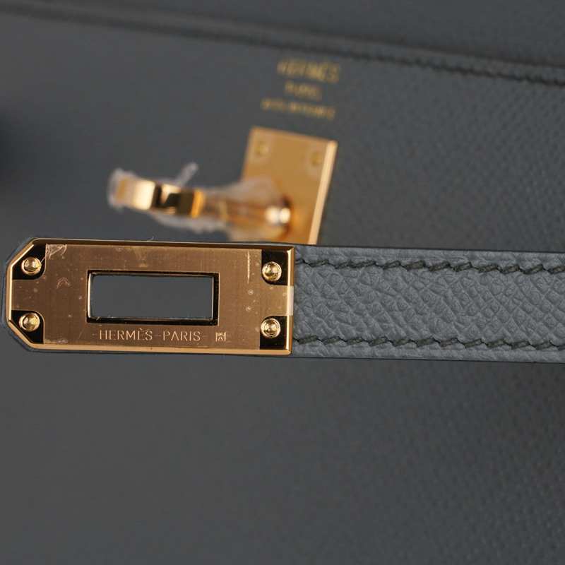 Kelly Sellier 25 Bag Vert Amande Gold Hardware Epsom Leather