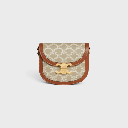 BESACE CLEA in Triomphe Canvas and calfskin