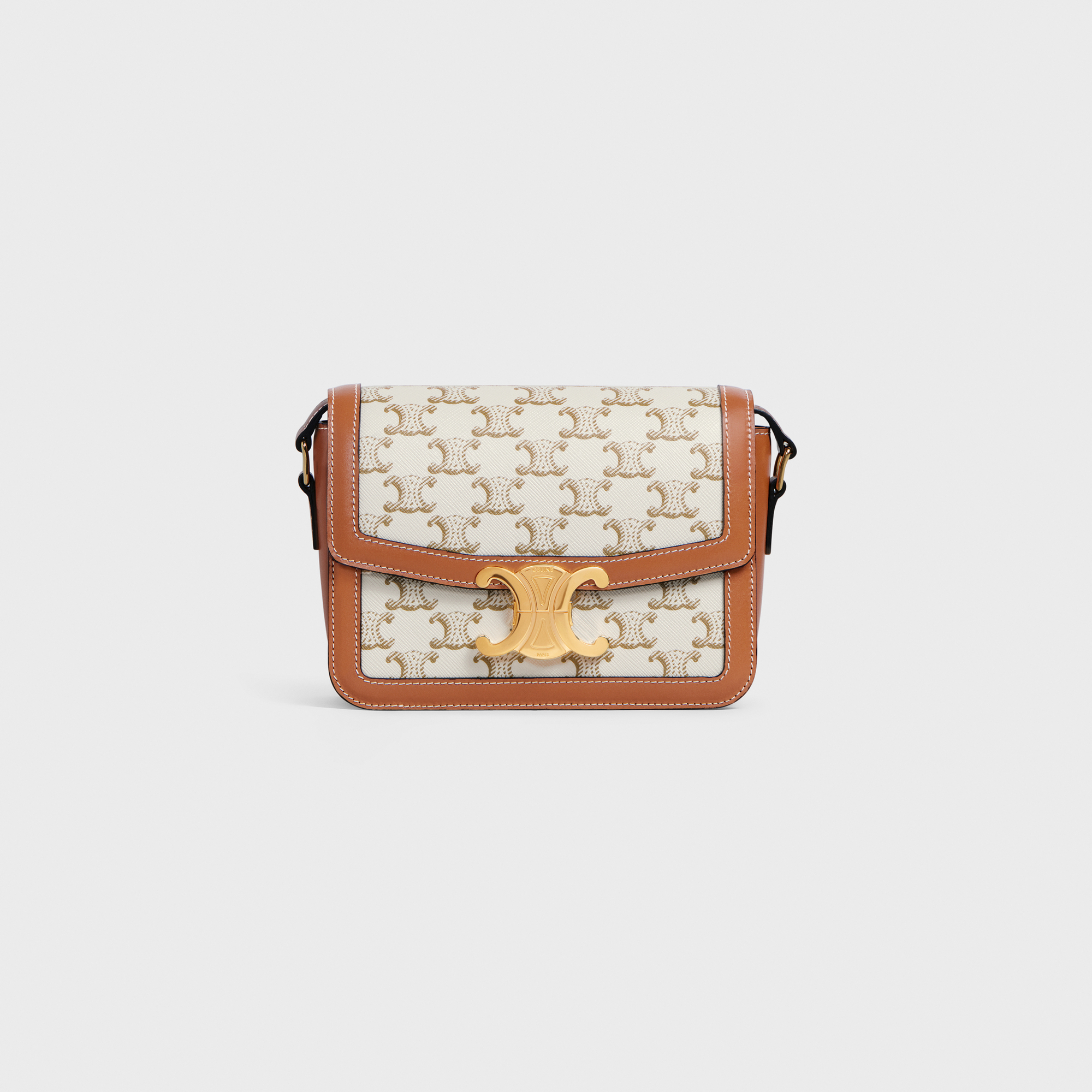 TEEN TRIOMPHE BAG in Triomphe Canvas and Calfskin