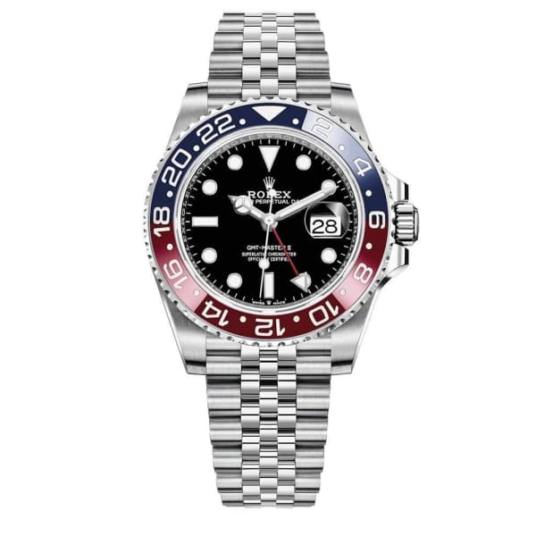 GMT-Master II, 40mm, Oystersteel, Pepsi, Jubilee, Ref# 126710BLRO-0001, 2024