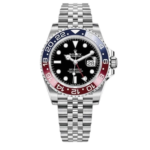 GMT-Master II, 40mm, Oystersteel, Pepsi, Jubilee, Ref# 126710BLRO-0001, 2024
