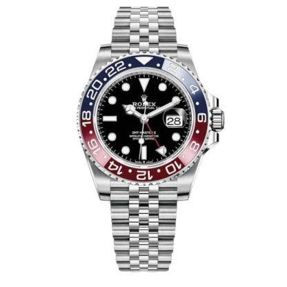 GMT-Master II, 40mm, Oystersteel, Pepsi, Jubilee, Ref# 126710BLRO-0001, 2024