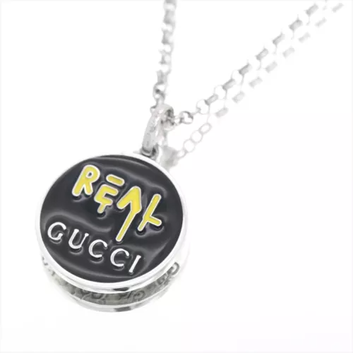 ADJUSTABLE GHOST NECKLACE 45/50 CM REAL SILVER BLACK YELLOW YBB459359002