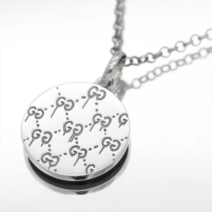 ADJUSTABLE GHOST NECKLACE 45/50 CM REAL SILVER BLACK YELLOW YBB459359002