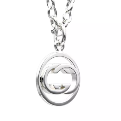 Sterling Silver Interlocking G Pendant Necklace