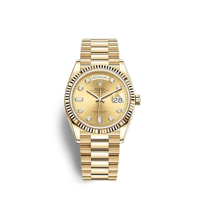Day-Date 36 Yellow gold, Ref# 128238-0008