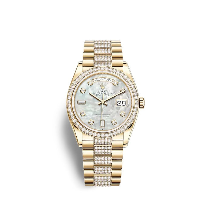 Day-Date 36 Yellow gold Ref# 128348RBR-0019
