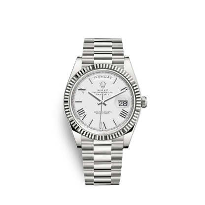 Day-Date 40 White gold Ref# 228239-0046