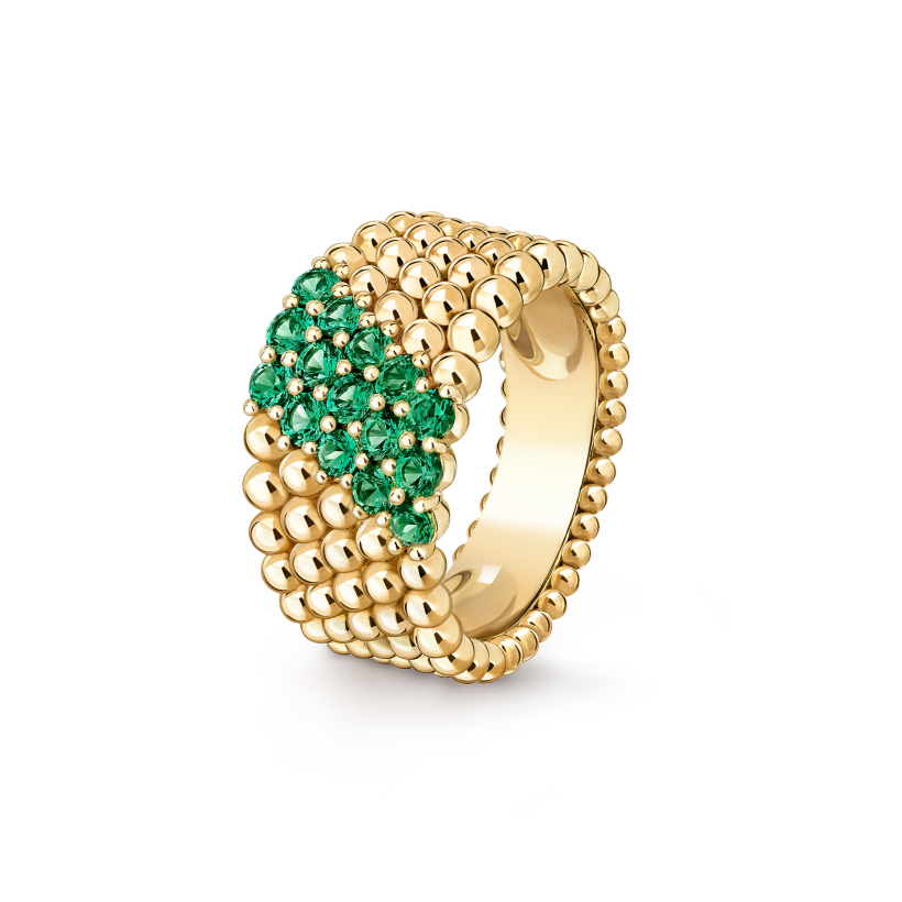 Perlée couleurs ring, 5 rows