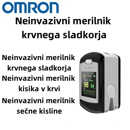 Omronov neinvazivni merilnik glukoze v krvi (merjenje v 5 sekundah/natančnost 99 %)