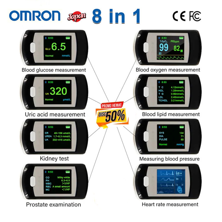 2025🔥🔥Omron neinvazivni merilnik glukoze v krvi (5 sekund merjenja/99% natančnost)