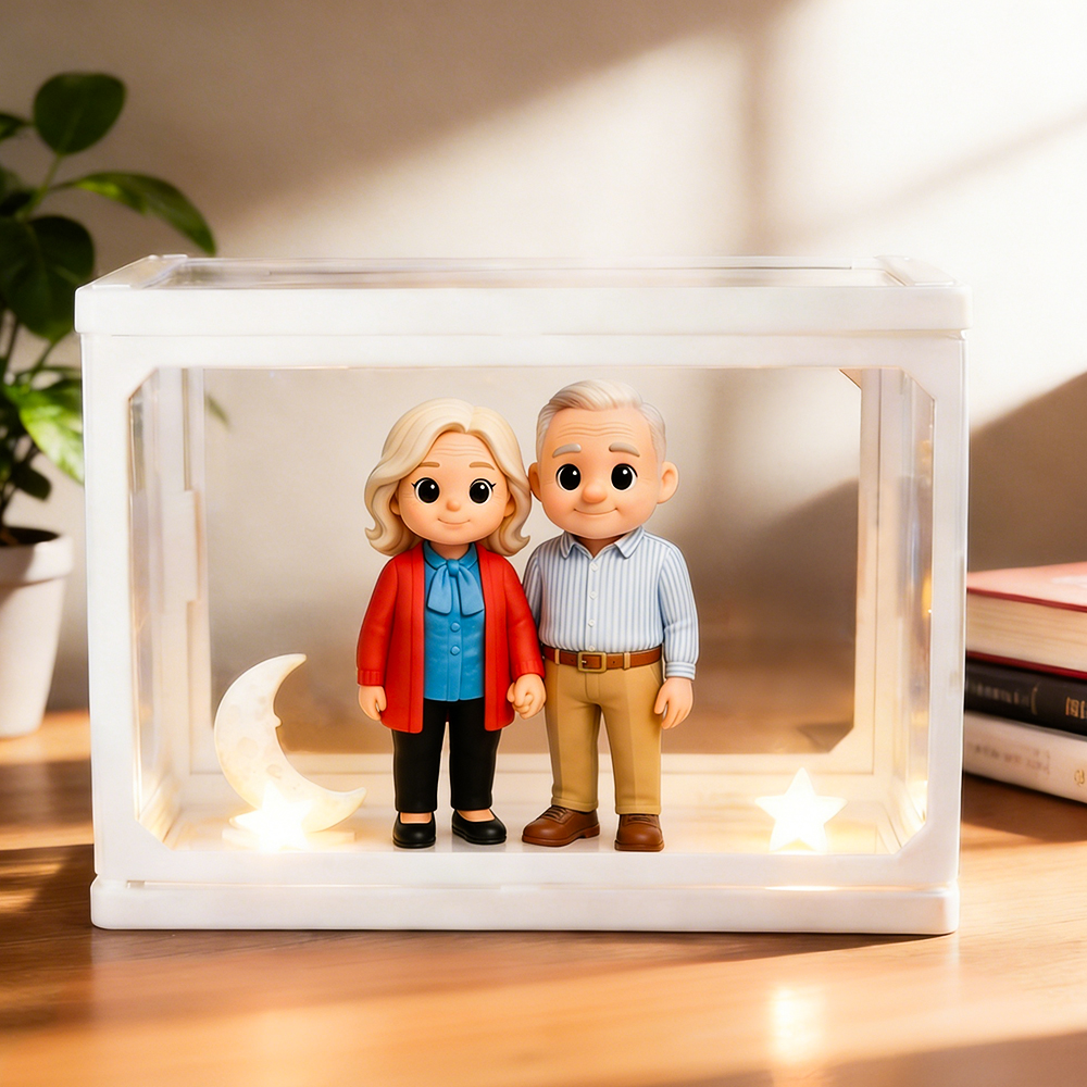 Feiern Sie Ihre Liebe Mit Einem 3d-figuren-nachtlicht Aus Einem Foto – Das Perfekte Geschenk Zum Jahrestag!
