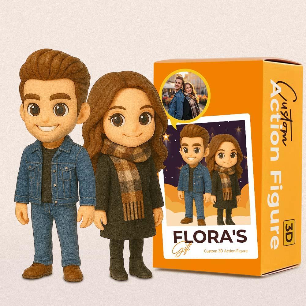 Personalisiertes 3d-gedrucktes Bruder-spielzeug. Erstellen Sie Ein Einzigartiges Überraschungsgeschenk Für Freundin/freund. Jubiläumsgeschenke -