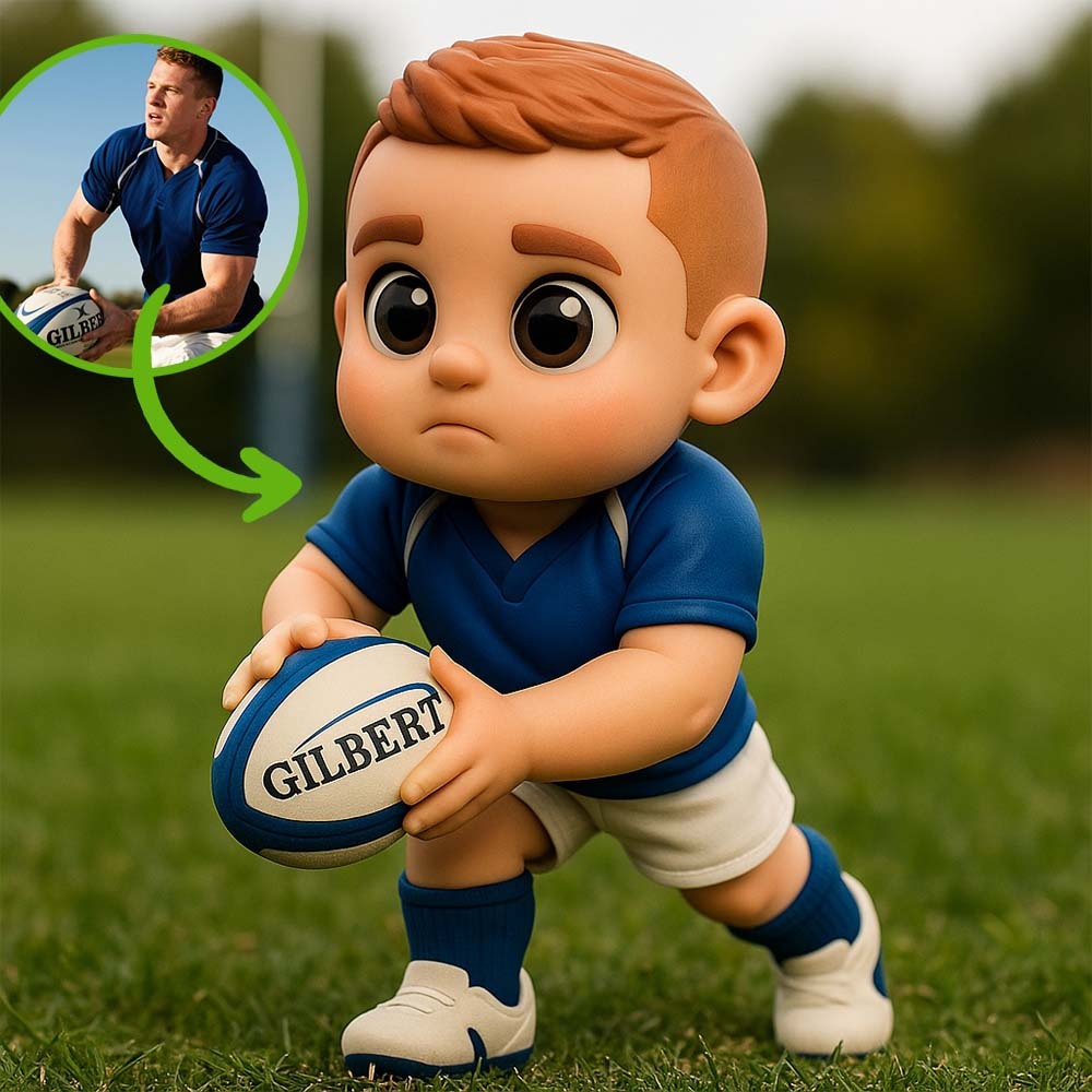 Benutzerdefinierte 3d-figur Foto Zu Skulptur Geschenk Für Nfl-fans Personalisierte Sportgeschenk - 