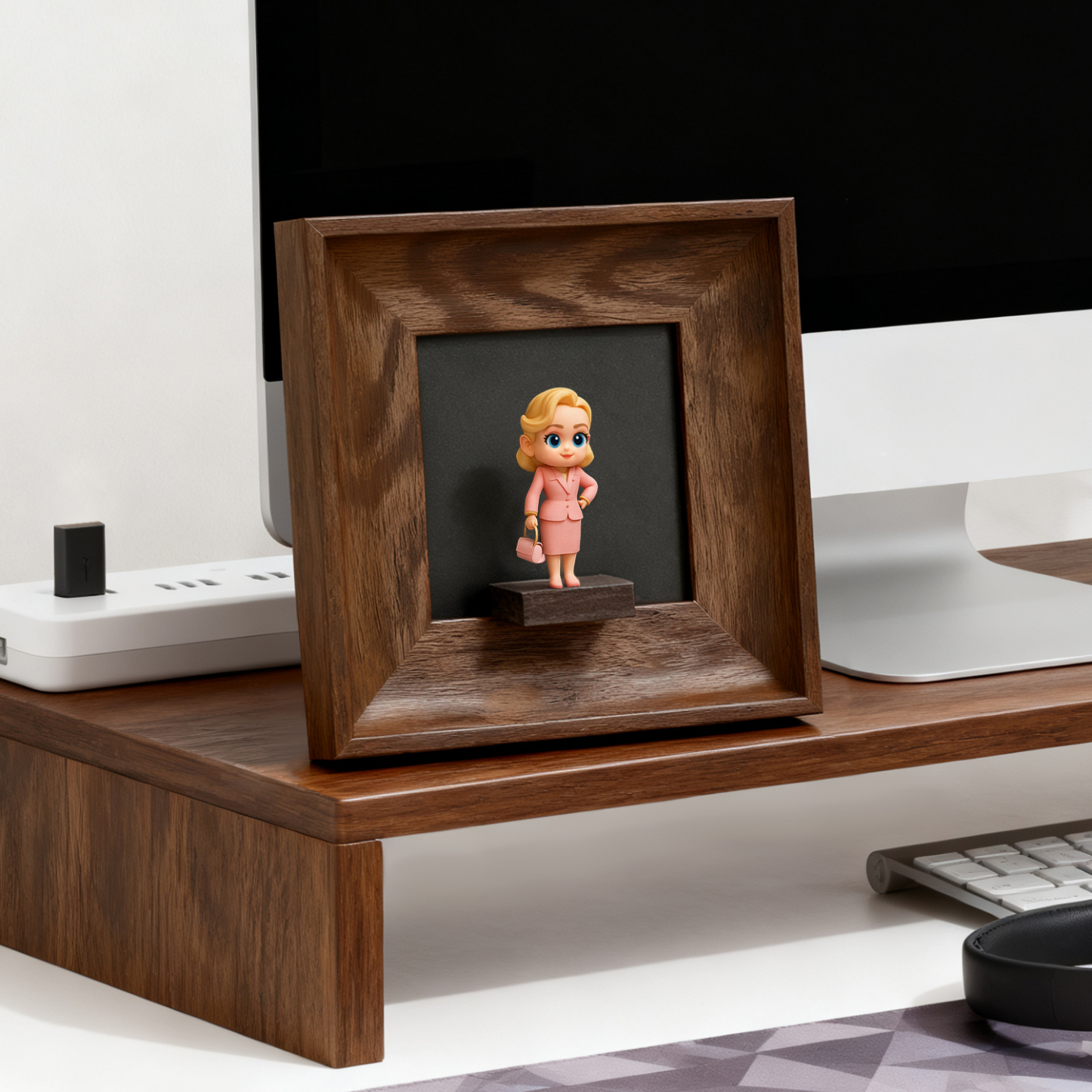 Custom 3D Figure Display Case Wall-Mounted Frame Wall Picture Frames DIY Decor Display Shelf for for Office & Workspace