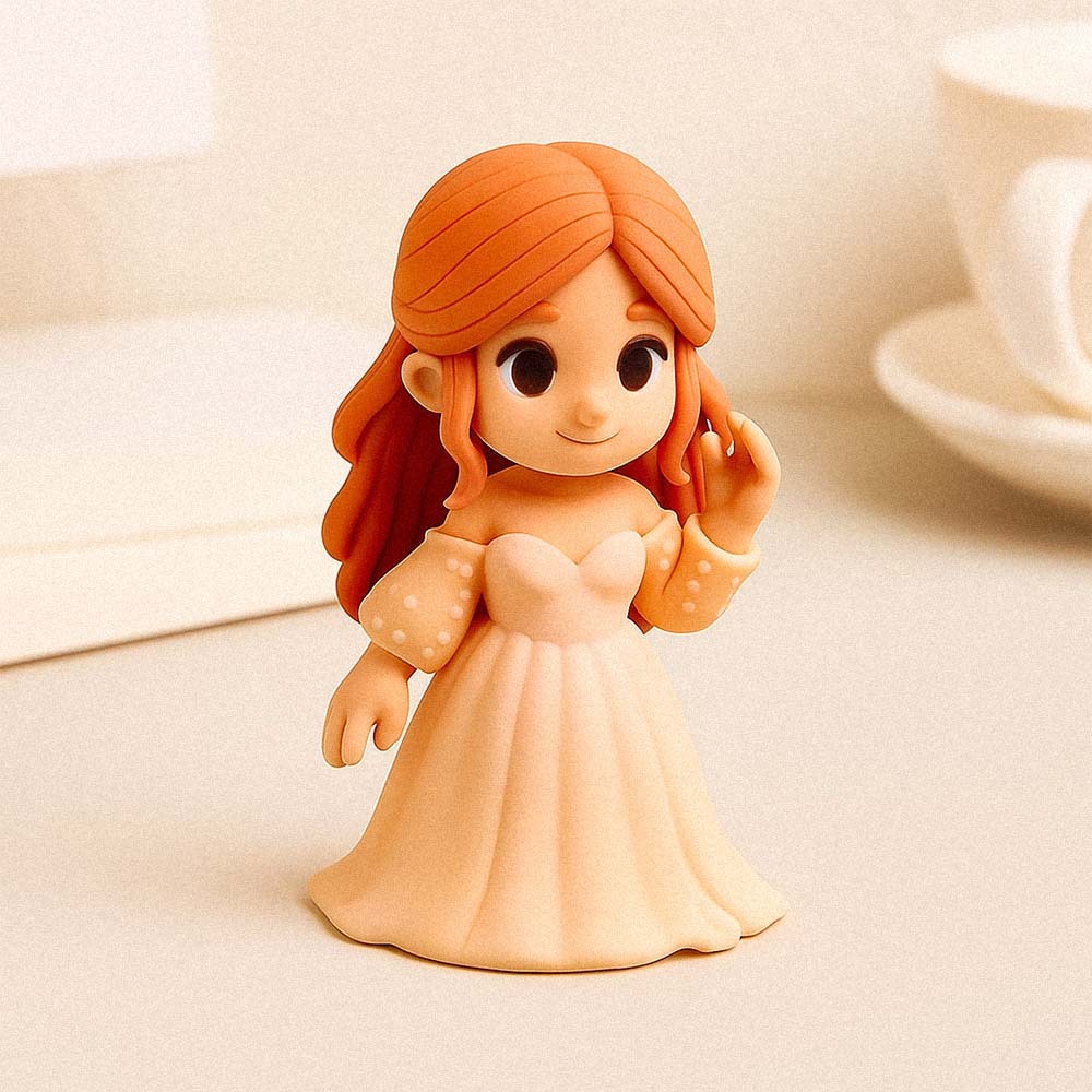 Benutzerdefinierte Ki 3d-figur, Personalisiert, Ultra-detailliert, Entzückende Erinnerungsgeschenkidee Zum Jahrestag - 