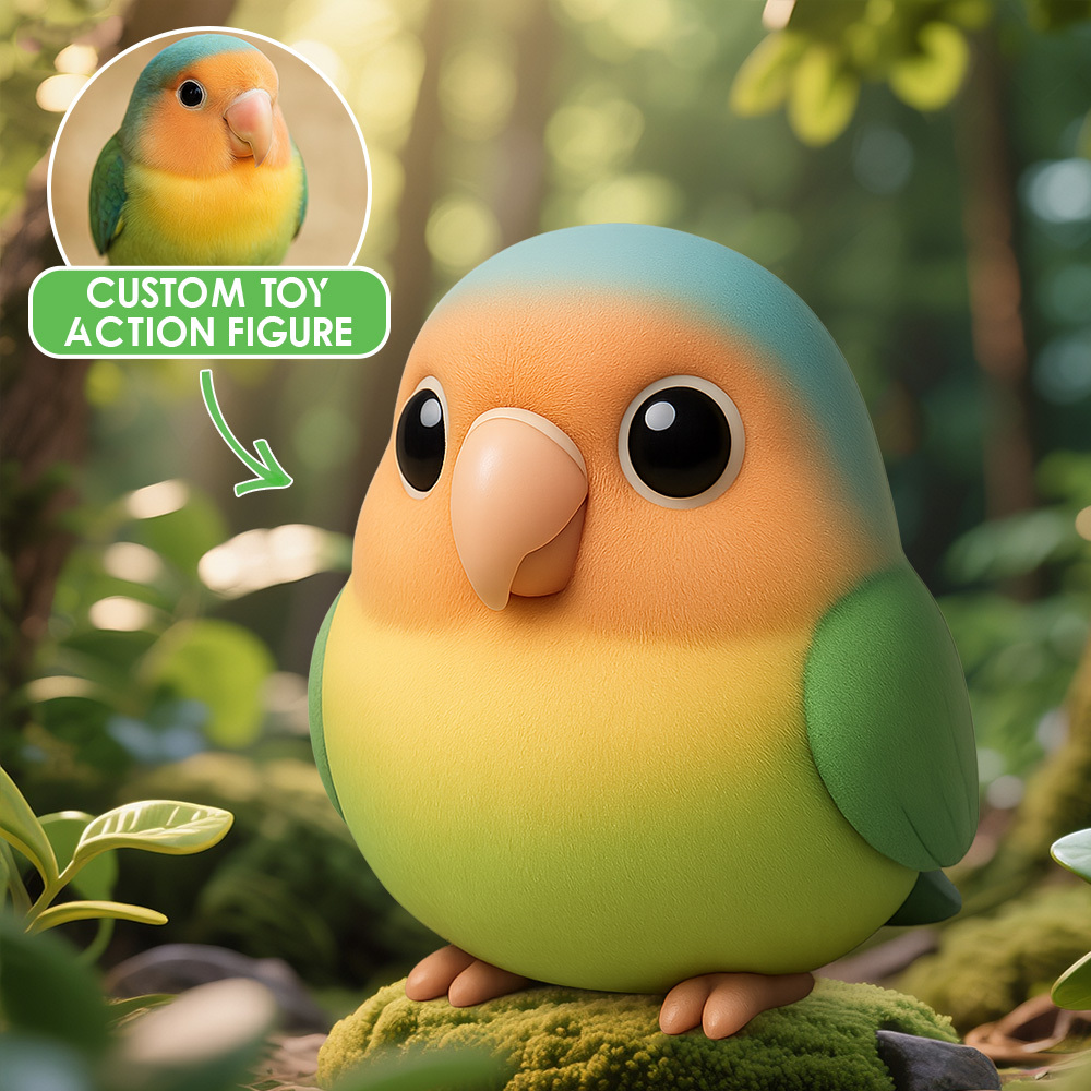 Benutzerdefinierte 3d-figur Vom Foto, Personalisierte Actionfigur, Lebensechtes Spielzeugmodell, Einzigartiges Geschenk Für Tierliebhaber - 