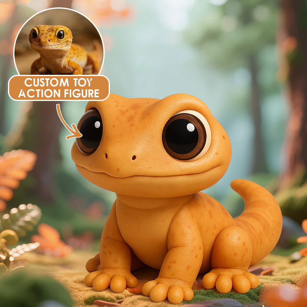 Benutzerdefinierte 3d-figur Vom Foto, Personalisierte Actionfigur, Lebensechtes Spielzeugmodell, Einzigartiges Geschenk Für Tierliebhaber - 