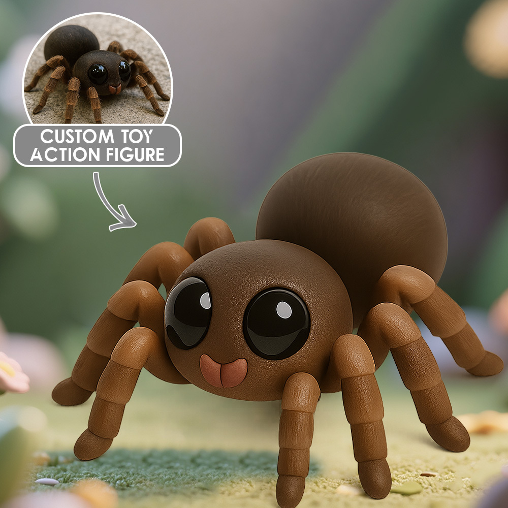 Benutzerdefinierte 3d-figur Vom Foto, Personalisierte Actionfigur, Lebensechtes Spielzeugmodell, Einzigartiges Geschenk Für Tierliebhaber - 