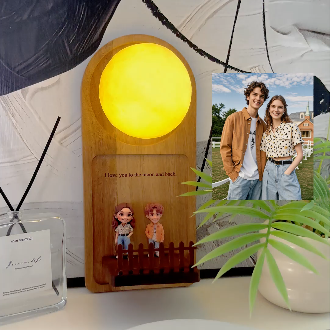 Benutzerdefinierte 3d-cartoon-charakter-figur-wandlampe Mit Personalisiertem Text-nachtlicht-heimdekor - 