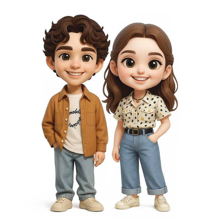 Personalisierte Pyjama-party-figur, Benutzerdefinierte 3d-minifigur-blindbox Vom Foto