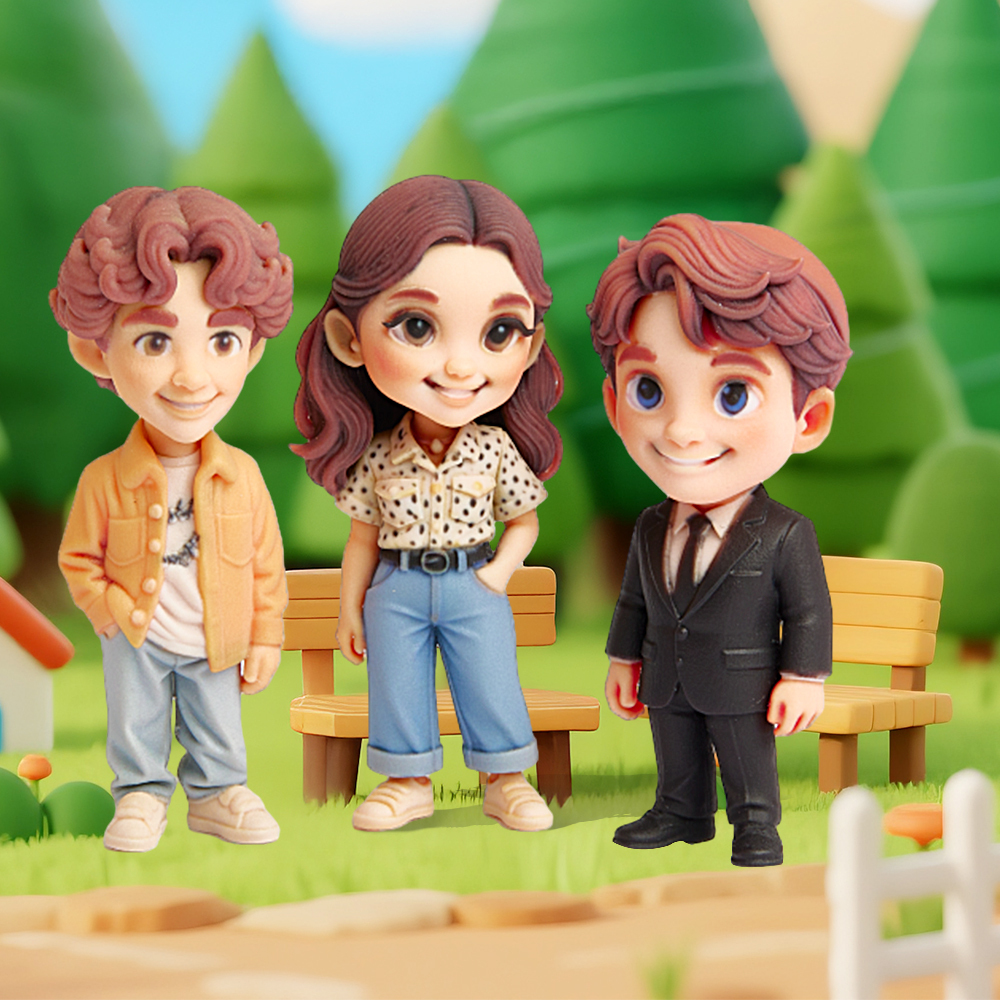 Benutzerdefinierte 3d-actionfigur Von „verwandeln Sie Ihr Kinderfoto In Ein Einzigartiges Geschenk Zum Geburtstag“. - 