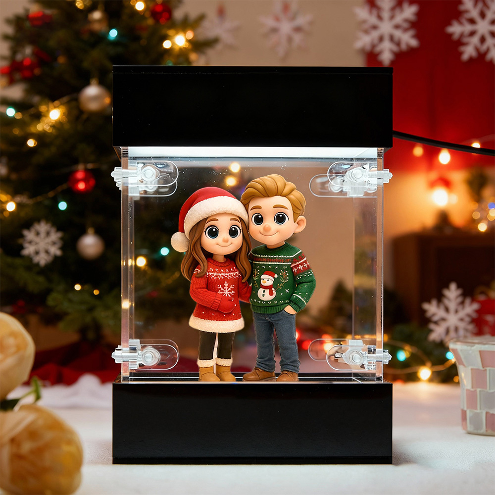 Hochwertige Acryl-led-leuchtbox Für 3d-figuren – Ideal Für Sammler, Miniaturfiguren Und Modelle. - 