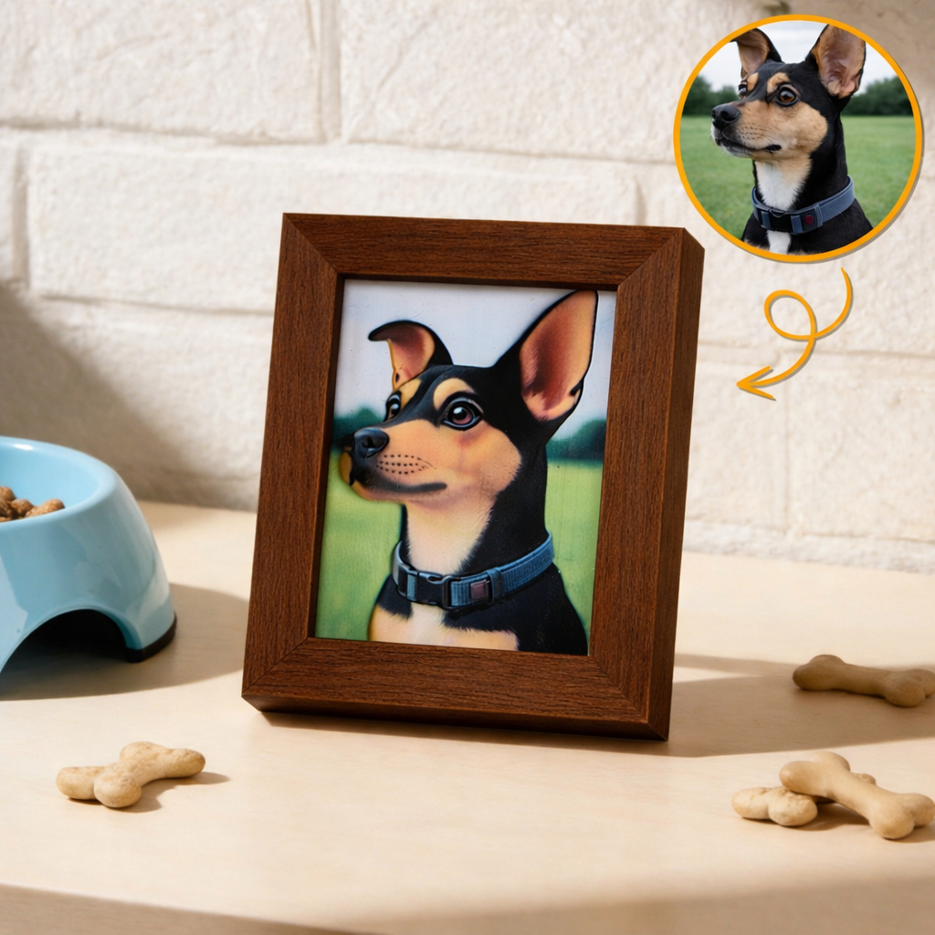 Custom 3D Relief Photo Frame Sculpted Photo Cartoon Style Personalized Photo Gift for Couples Valentines Day Anniversary Decor