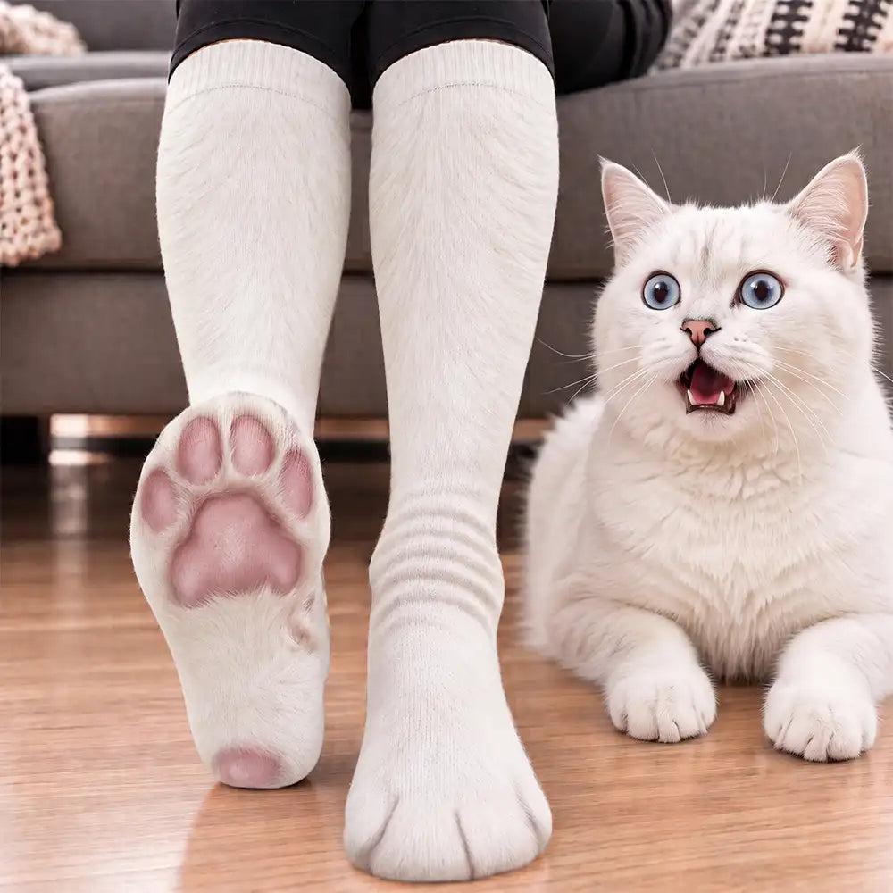 Gag-Geschenk Für Tierliebhaber – Personalisierte Lustige Fuß-Pfoten-Socken 