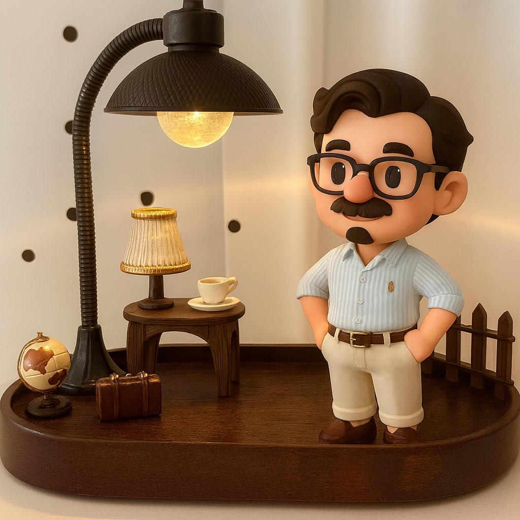 Custom 3D Figurine Desk Lamp Personalized Gift Decorative Night Light