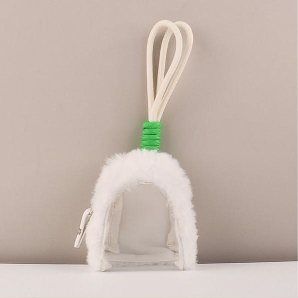 [Copy](4/6/8 Size)Colorful Plush Bag Charm Strolling Figure Bag