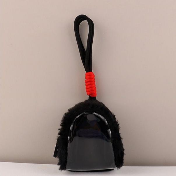 [Copy](4/6/8 Size)Colorful Plush Bag Charm Strolling Figure Bag